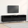 vidaXL Gabinete para TV Carvalho preto 150 x 30 x 44,5 cm