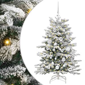 vidaXL &Aacute;rvore de Natal Articulada Artificial Branco 120 cm PE e PVC
