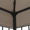 vidaXL Gazebo 4x3 m cinzento-acastanhado