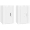 vidaXL M&oacute;veis de TV de parede 2 pcs 40x34,5x60 cm branco