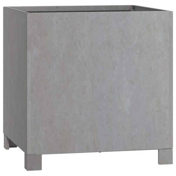 vidaXL Vaso/floreira com pernas 42x40x43 cm a&ccedil;o corten cor enferrujado