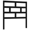 vidaXL Cabeceira de cama 106x4x100 cm pinho maci&ccedil;o preto