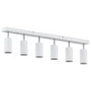 vidaXL Foco de teto com holofotes Branco 73 x 6 x 16 cm Metal