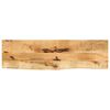 vidaXL Tampo de mesa borda viva 100x40x3,8 cm mangueira &aacute;spera maci&ccedil;a