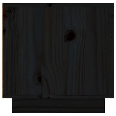 vidaXL Móvel de TV 156x40x40 cm madeira de pinho maciça preto
