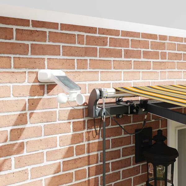 vidaXL Tecido de Toldos com Multicolor 500 &times; 300 cm Poli&eacute;ster