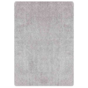 vidaXL Tapete Shaggy Antiderrapante Cinzento 240 x 340 cm PP