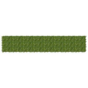 vidaXL Tela de Varanda com Folhas Verde e Amarelo 400 x 75 cm