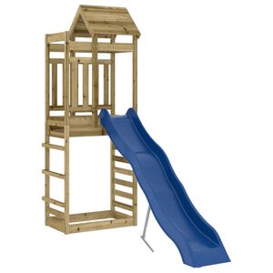 vidaXL Conjunto de brincar para exterior madeira de pinho impregnada