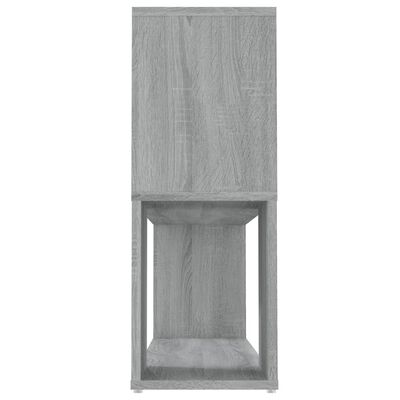 vidaXL Estante 100x24x63 cm derivados de madeira cinzento sonoma