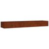vidaXL Canteiro elevado de jardim 360x80x40 cm a&ccedil;o corten