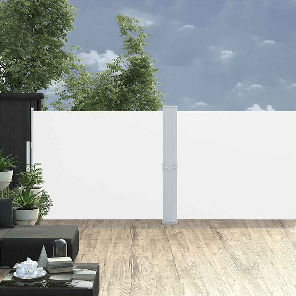 vidaXL Toldo lateral retr&aacute;til 170x1000 cm creme