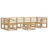 vidaXL Conjunto de Sof&aacute;s para Exterior 8 pcs Branco 59 x 59 x 37 cm