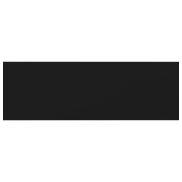 vidaXL Prateleiras para estante 8 pcs 60x20x1,5cm contraplacado preto