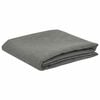 vidaXL Toalha de Mesa Quadrado Cinzento-claro 140 x 140 cm