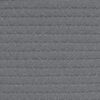 vidaXL Cesto de arrumação Ø43x38 cm algodão cinzento e branco