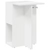 vidaXL Mesa de apoio Branco 35 x 40 x 55 cm Derivados de Madeira