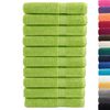 vidaXL Toalhas sauna premium SOLUND 10pcs 80x200cm 600 gsm verde maça