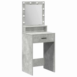 vidaXL Mesa de vestir Cinzento 50 x 41 x 135 cm Derivados de Madeira