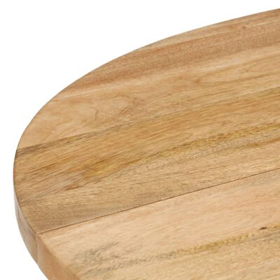 vidaXL Mesa de jantar redonda 110x76 cm madeira de mangueira maciça