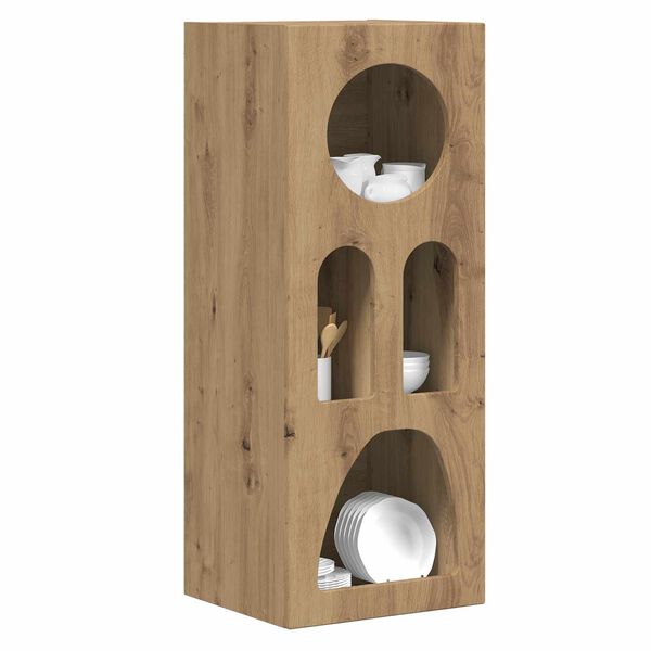 vidaXL Buffet Carvalho Artesanal 40 x 35 x 100,5 cm Madeira processada