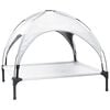 vidaXL Cama para Cachorro Manual Cinza Prata 90 x 81 x 80,5 cm A&ccedil;o