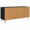 vidaXL Gabinete para TV Carvalho Preto 104 x 35 x 50 cm