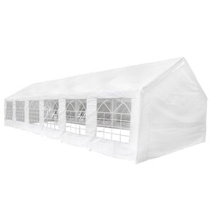 vidaXL Tecido da Tenda Sem Estrutura Branco 12 x 6 m PE