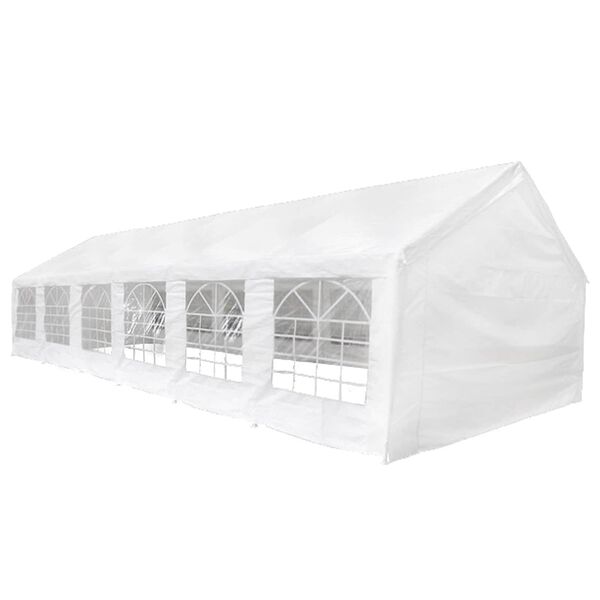 vidaXL Tecido da Tenda Sem Estrutura Branco 12 x 6 m PE