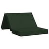 vidaXL Sof&aacute; Cama Dobr&aacute;vel 80 x 67 x 45 cm Verde-Escuro