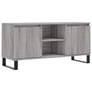 vidaXL M&oacute;vel de TV 104x35x50 cm derivados de madeira cinzento sonoma