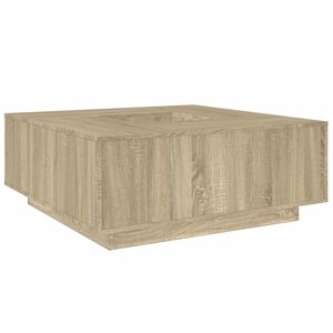 vidaXL Mesa de centro 100x100x40 cm derivados madeira carvalho sonoma