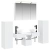 vidaXL Conjunto de M&oacute;veis para Banheiro 6 unid. Branco