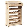vidaXL Escorredor de Vinho Natural 58 x 28 x 90 cm