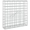 vidaXL Gabion com Fio de 5 mm e Malha de 5x10 cm 50x10x50 cm