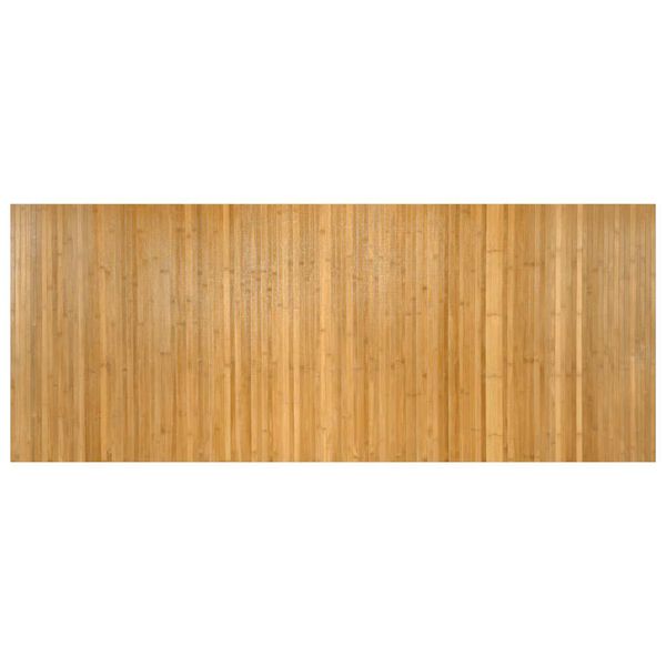vidaXL Tapete retangular 80x200 cm bambu cor natural