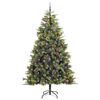 vidaXL &Aacute;rvore de Natal Artificial Articulada com Cones Verde 240 cm