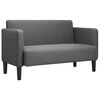 vidaXL Sof&aacute;-luvas 109 cm tecido corduroy cinzento-escuro