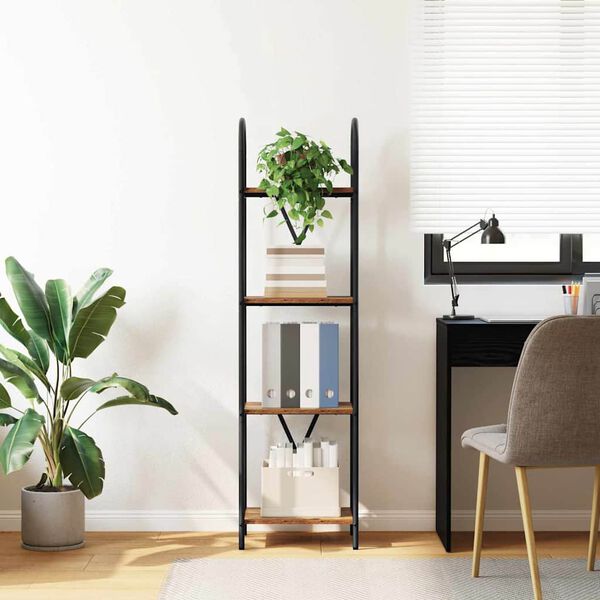 vidaXL Estante Madeira antiga 40 x 30 x 146 cm Madeira processada