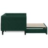 vidaXL Sof&aacute;-cama com gavet&atilde;o 80x200 cm veludo verde-escuro