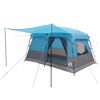vidaXL Barraca Familiar 6 pessoa Azul Poli&eacute;ster