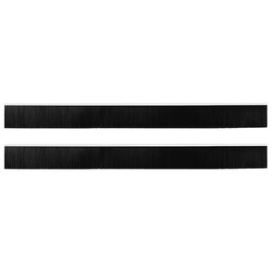 vidaXL Selos de Escovas para Porta Auto-adesivos 2 unid. Branco 100 cm