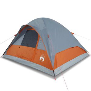 vidaXL Tenda familiar c&uacute;pula para 6 pessoas imperme&aacute;vel laranja