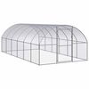 vidaXL Galinheiro de exterior 3x6x2 m a&ccedil;o galvanizado