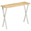 vidaXL Mesa consola c/ borda viva 105x33x76cm madeira mangueira maci&ccedil;a