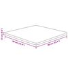 vidaXL Tampo mesa quadrado 90x90x1,5 carvalho tratado castanho-escuro