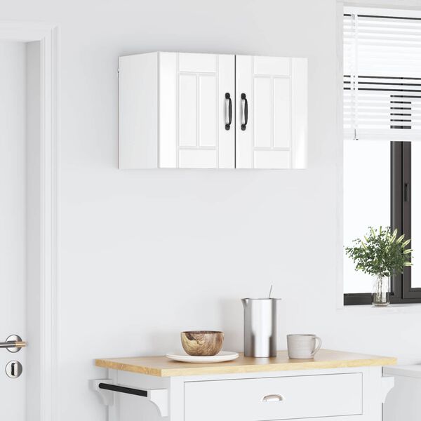 vidaXL Arm&aacute;rio de Cozinha 2 pcs Branco Brilhante 30 x 31 x 40 cm