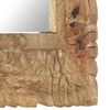 vidaXL Espelho 50x50 cm madeira de mangueira maciça