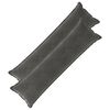 vidaXL Almofada com travesseiro HOUTEN 2 unid. Cinzento-Escuro Veludo