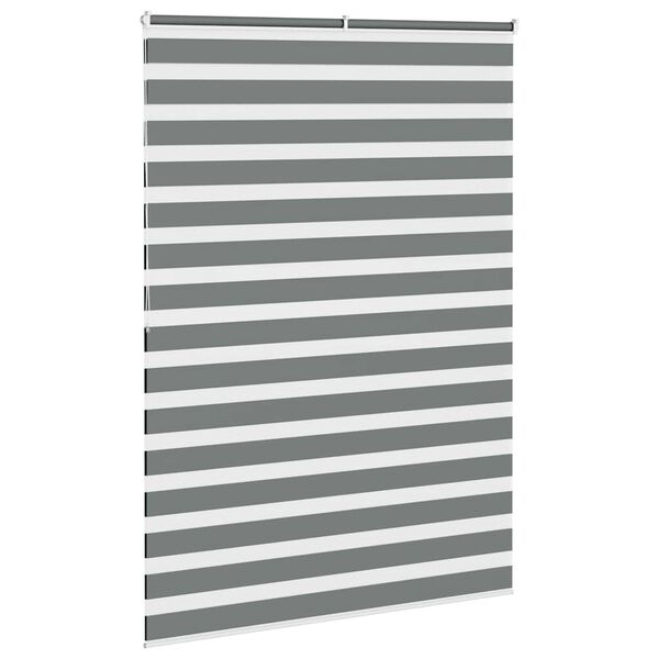 vidaXL Cortina de zebra 165x200 cm largura do tecido 160,9cm poli&eacute;ster